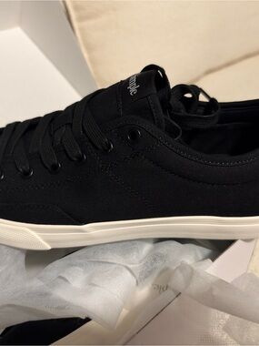 Simple Shoes S1 Canvas Black/White Size 9
